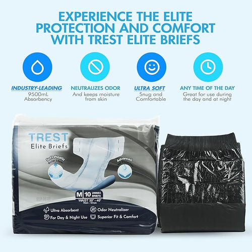 TREST Elite Briefs Black