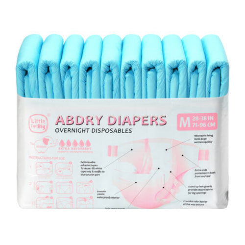 ABDry Ultra Absorbent Diapers 10 Pieces Pack Blue