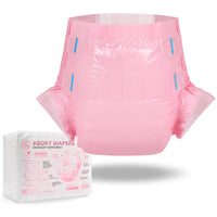 ABDry Ultra Absorbent Diapers 10 Pieces Pack Pink