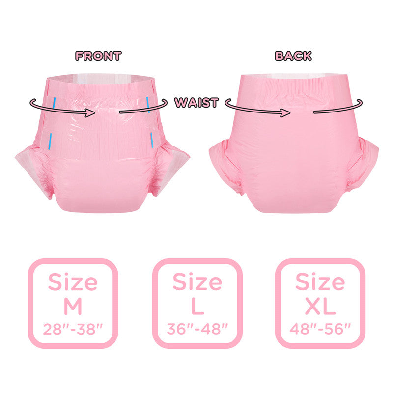 ABDry Ultra Absorbent Diapers 10 Pieces Pack Pink