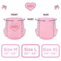 Blushing Baby Adult Diapers 2 Pieces Sample Pack(M)/(L)/(XL)