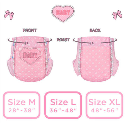 Blushing Baby Adult Diapers 2 Pieces Sample Pack(M)/(L)/(XL)