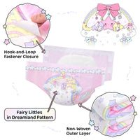 Fairy Littles in Dreamland Ultra Absorbent Cloth Back Adult Diapers 2 Piece Sample Pack