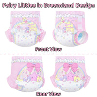 Fairy Littles in Dreamland Ultra Absorbent Cloth Back Adult Diapers 2 Piece Sample Pack