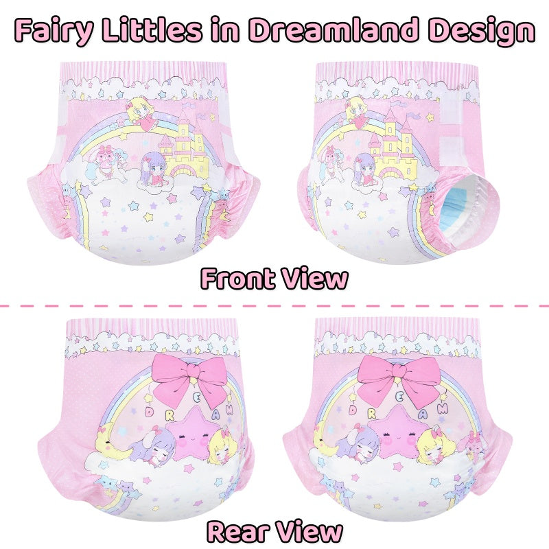 Fairy Littles in Dreamland Ultra Absorbent Cloth Back Adult Diapers 2 Piece Sample Pack