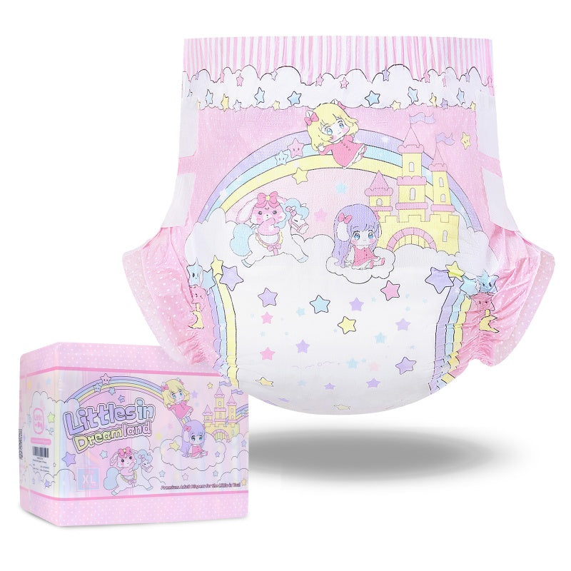 Fairy Littles in Dreamland Ultra Absorbent Cloth Back Adult Diapers 2 Piece Sample Pack