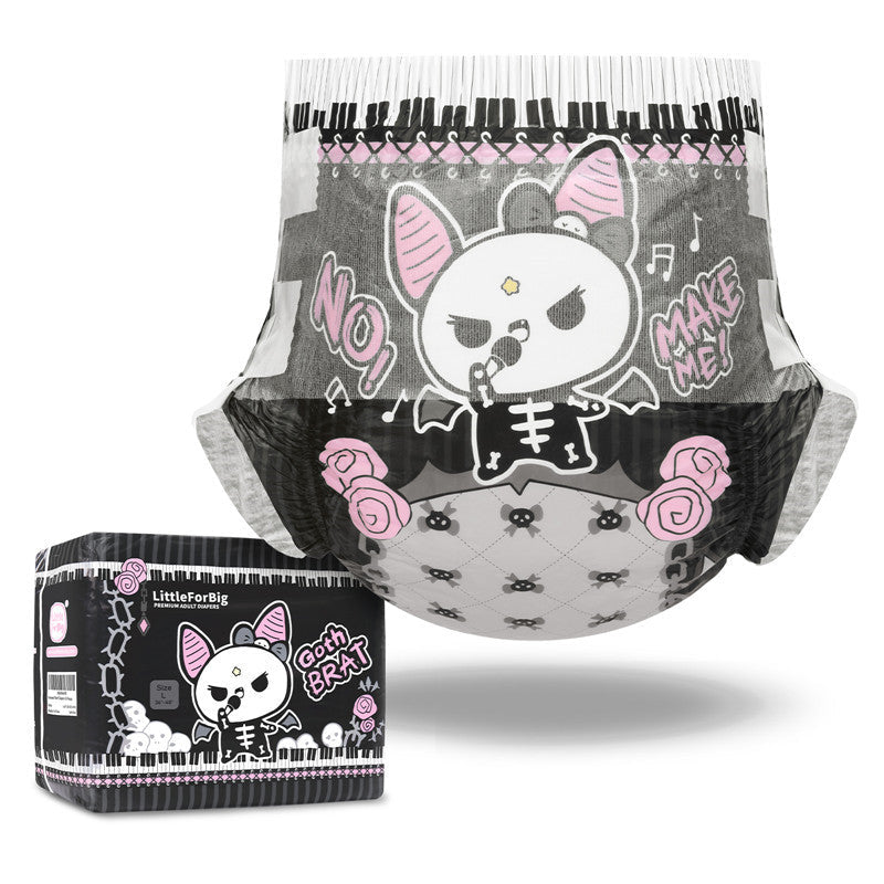 Goth BRAT Ultra Absorbent Diapers 10 Pieces Pack