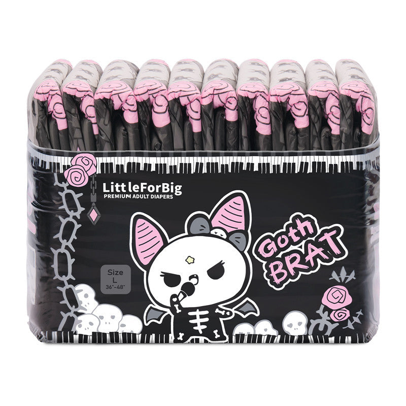 Goth BRAT Ultra Absorbent Diapers 10 Pieces Pack
