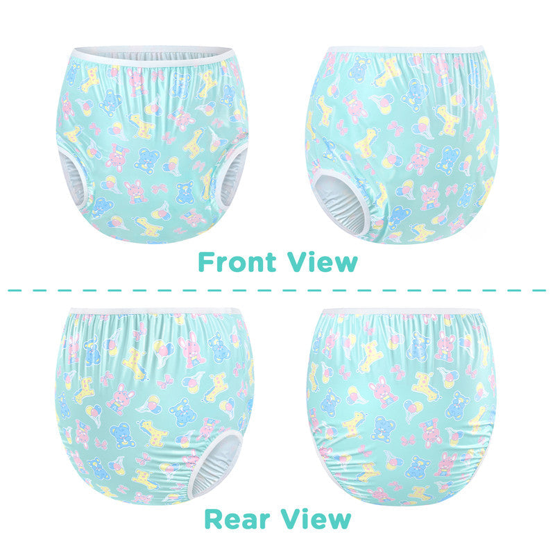 Full Print Baby Parade Adult Plastic Pull Up Diaper Pants Cover