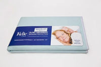 Kylie Supreme Mac Waterproof Backing With Tuck Ins 100x100cm 2500ml Light Blue